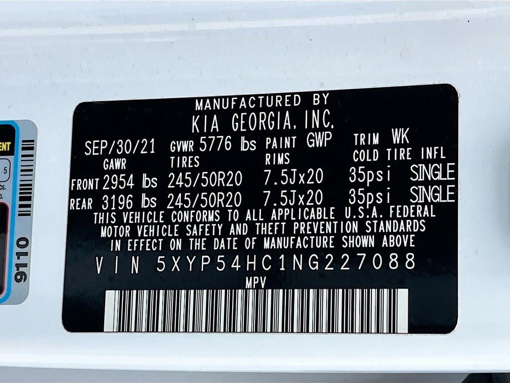 2022 Kia Telluride SX White at Community Kia