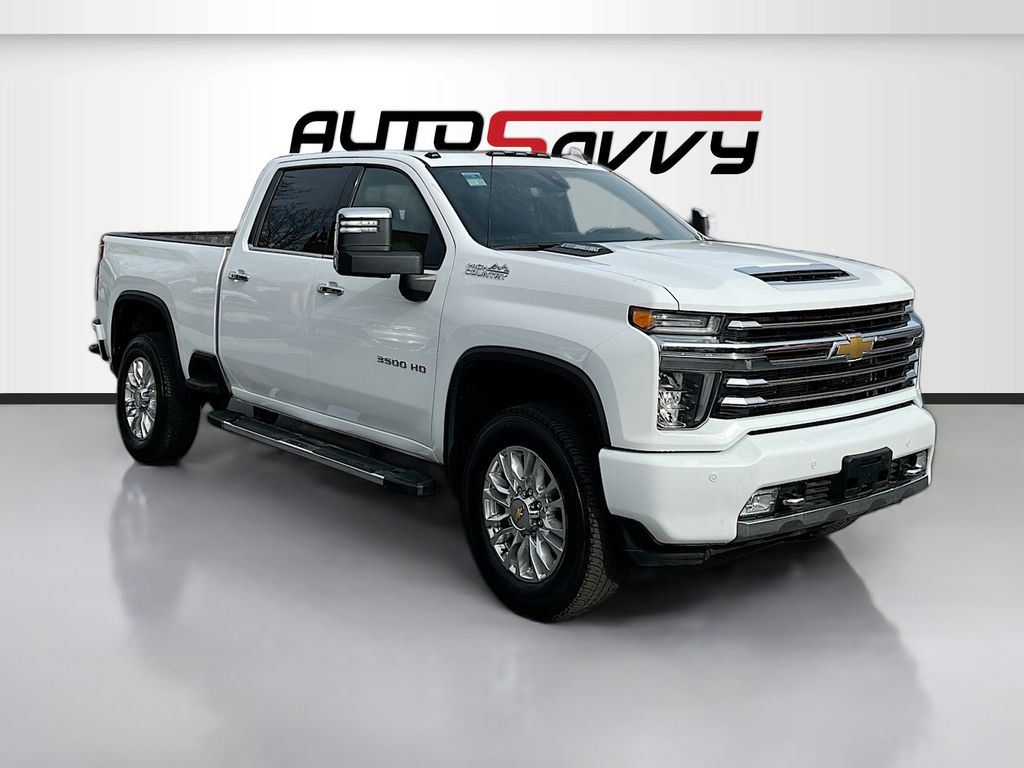 Summit White 2022 Chevrolet Silverado 3500HD Pickup Truck Four-Wheel Drive Automatic