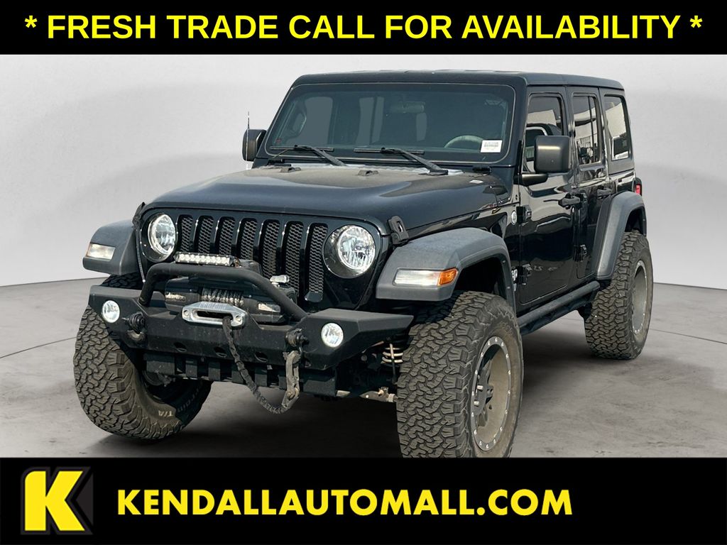 Black Clearcoat 2018 Jeep Wrangler SUV / Crossover Four-Wheel Drive 6-Speed Manual