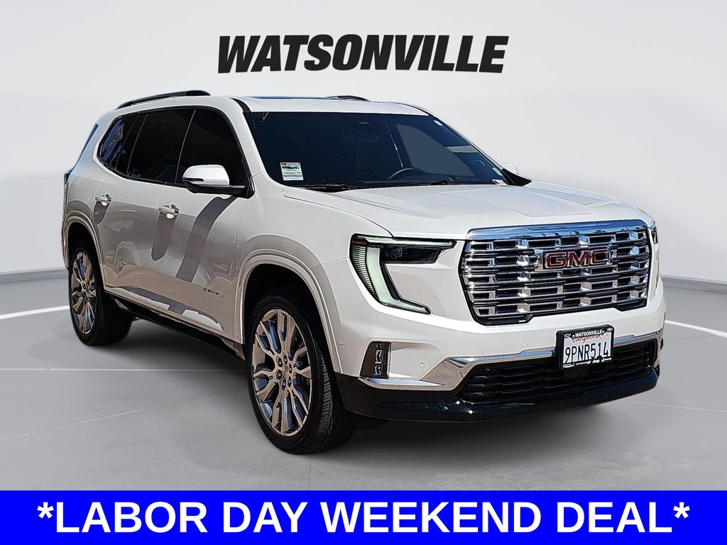White Frost Tricoat 2024 GMC Acadia SUV / Crossover Front-Wheel Drive 8-Speed Automatic