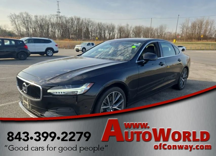 Onyx Black Metallic 2018 Volvo S90 T5 Momentum AWD Sedan All-Wheel Drive Automatic