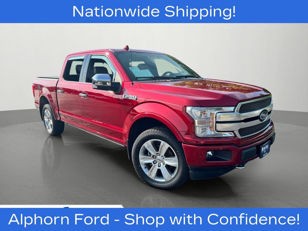 Ruby Red Metallic 2019 Ford F-150 Pickup Truck Four-Wheel Drive Automatic