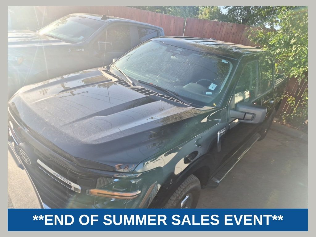 Agate Black Metallic 2025 Ford F-150 Pickup Truck Four-Wheel Drive Automatic