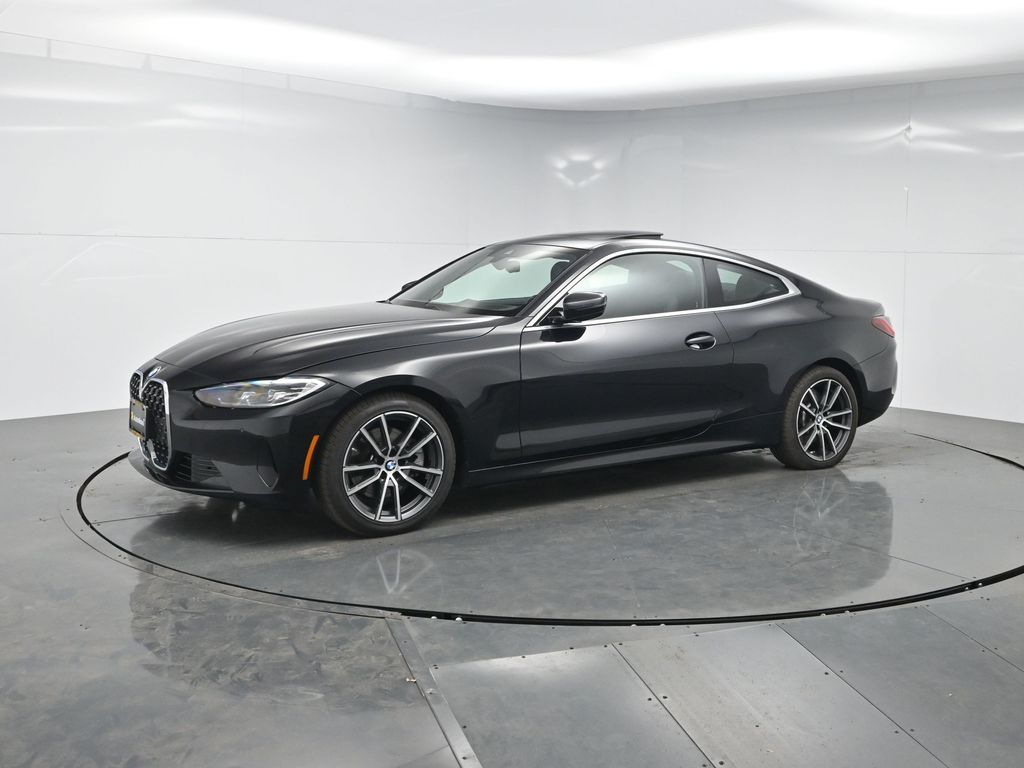 Black Sapphire Metallic 2024 BMW 4 Series Coupe All-Wheel Drive 8-Speed Automatic