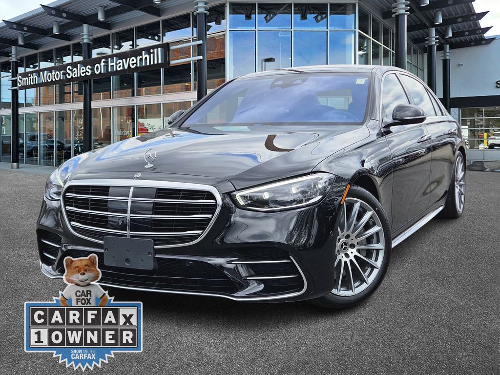 Black 2023 Mercedes-Benz S-Class Sedan All-Wheel Drive 9-Speed Automatic