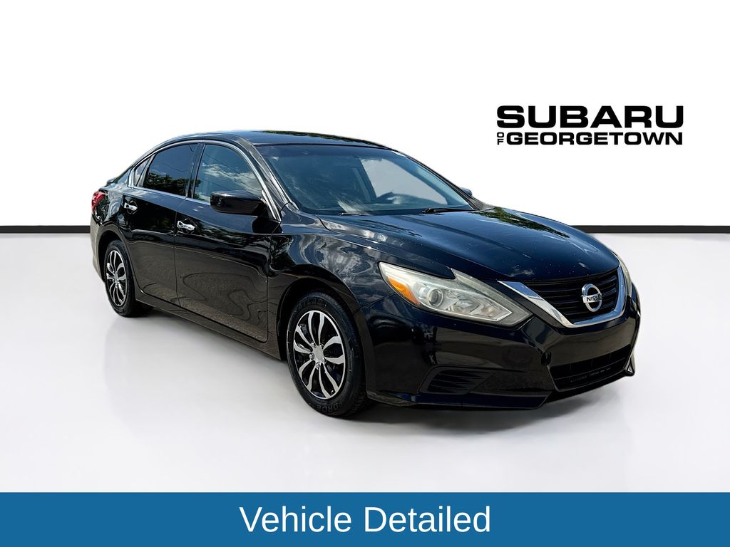Super Black 2016 Nissan Altima 2.5 S Sedan Front-Wheel Drive Continuously Variable Transmission