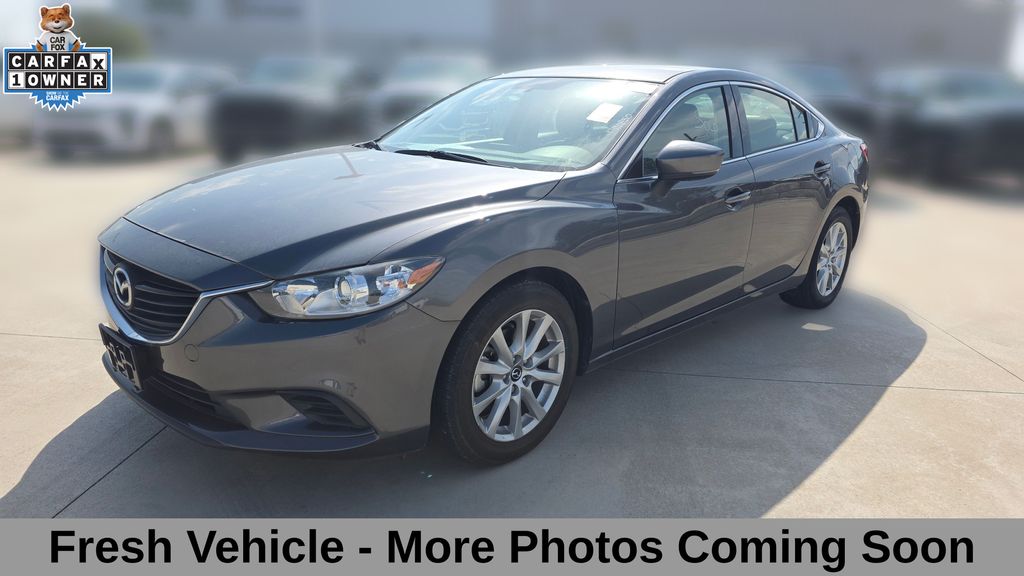 Machine Gray Metallic 2017 Mazda MAZDA6 Sedan Front-Wheel Drive 6-Speed Automatic