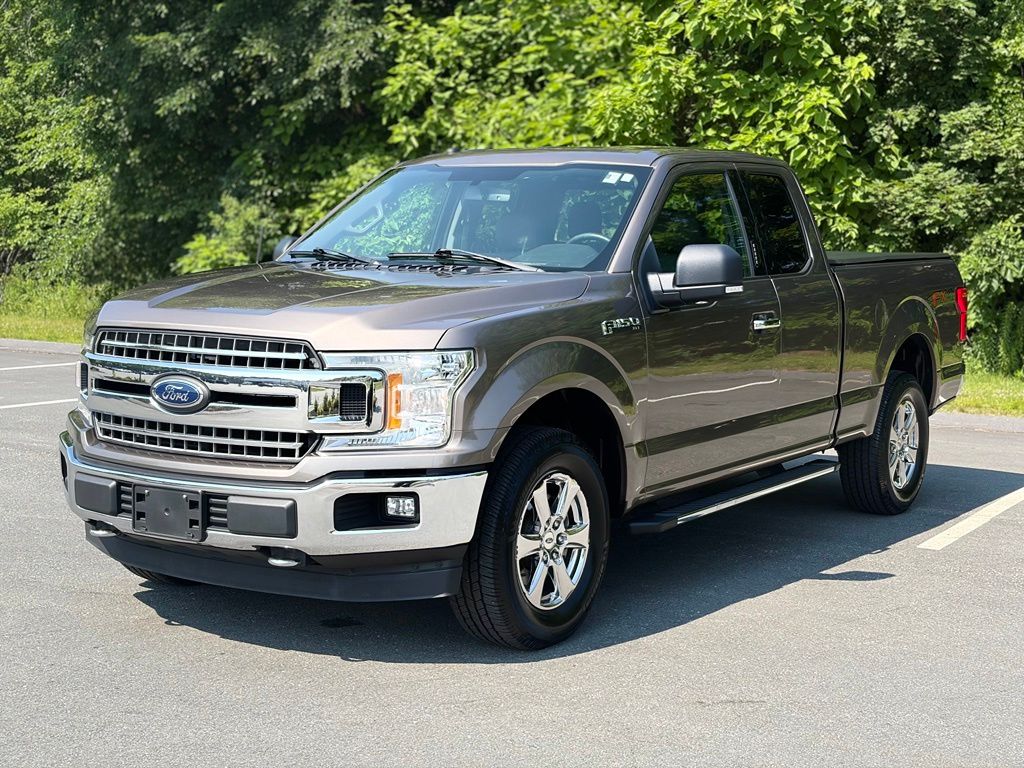 Stone Gray 2018 Ford F-150 Pickup Truck Four-Wheel Drive Automatic