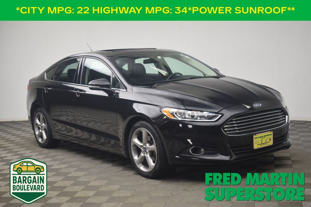 Tuxedo Black 2015 Ford Fusion Sedan Front-Wheel Drive 6-Speed Automatic