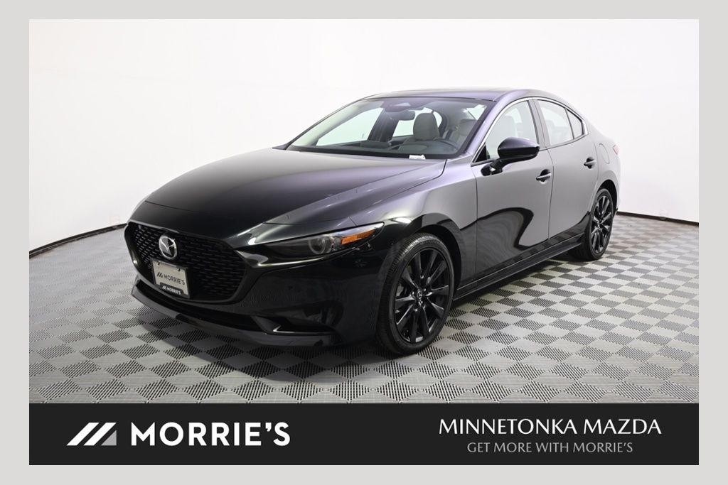 Jet Black 2025 Mazda MAZDA3 2.5 Turbo Premium Plus Sedan AWD Sedan All-Wheel Drive 6-Speed Automatic
