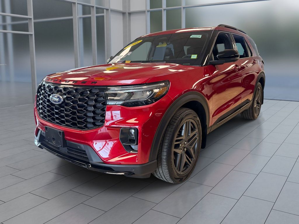 Red Metallic 2026 Ford Explorer ST-Line AWD SUV / Crossover All-Wheel Drive Automatic