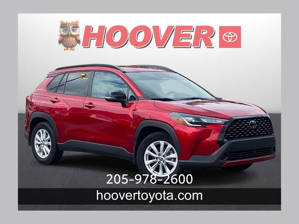 Soul Red Crystal 2025 Toyota Corolla Cross SUV / Crossover Front-Wheel Drive Continuously Variable Transmission