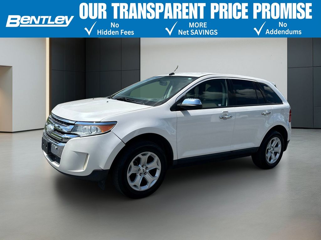 White Platinum Clearcoat Metallic 2013 Ford Edge SUV / Crossover Front-Wheel Drive 6-Speed Automatic