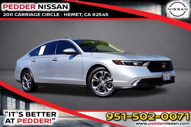 Silver Metallic 2023 Honda Accord Sedan Front-Wheel Drive Continuously Variable Transmission