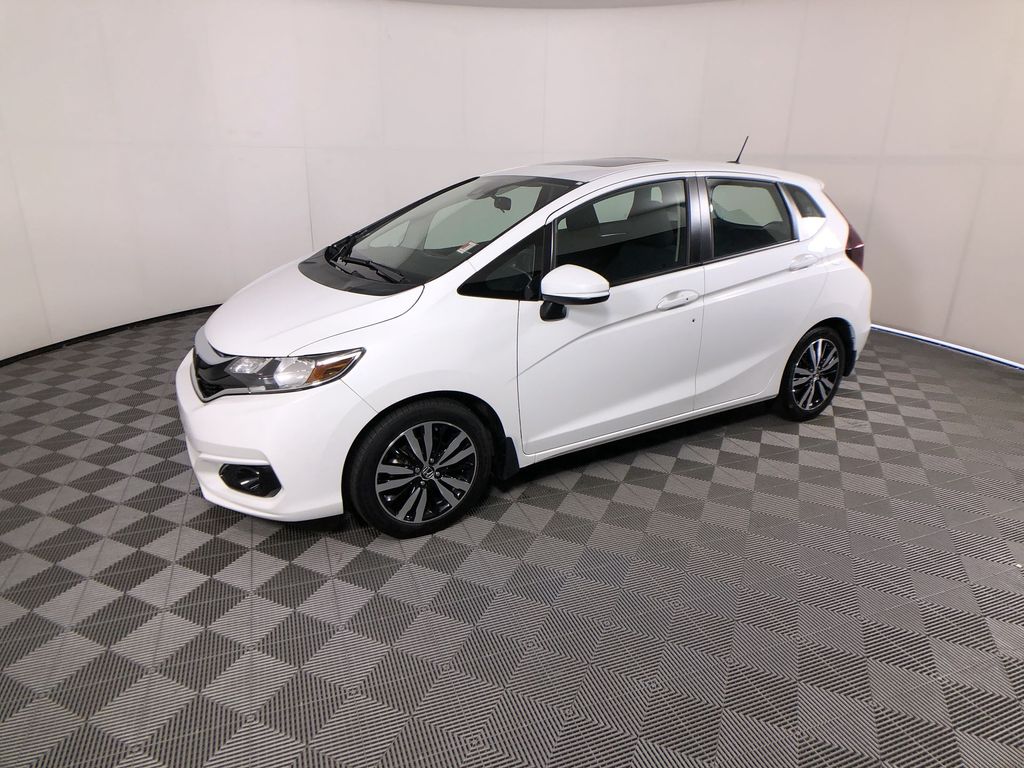 White 2018 Honda Fit EX Hatchback Front-Wheel Drive Continuously Variable Transmission