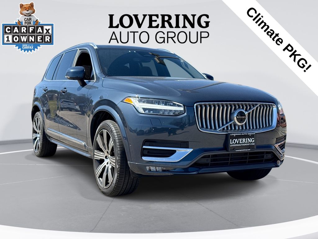Denim Blue Metallic 2024 Volvo XC90 B6 Plus Bright Theme 7-Passenger AWD SUV / Crossover All-Wheel Drive Automatic