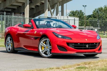 Red Metallic 2019 Ferrari Portofino Convertible Rear-Wheel Drive 7-Speed Automatic