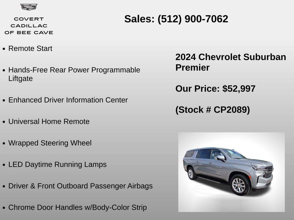 Used Car 2024 Chevrolet Suburban  Premier For Sale Under $60,000 In Austin, Texas