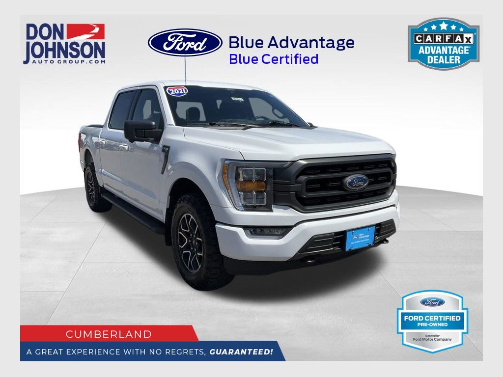 Oxford White 2021 Ford F-150 Pickup Truck Four-Wheel Drive Automatic