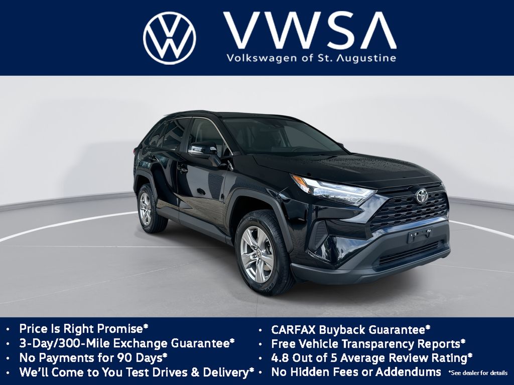 Midnight Black Metallic 2024 Toyota RAV4 SUV / Crossover Front-Wheel Drive 8-Speed Automatic