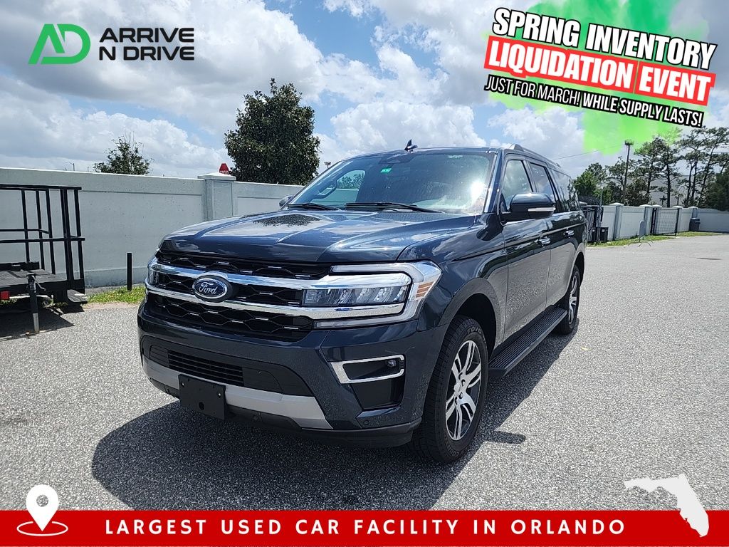 Stone Blue Metallic 2024 Ford Expedition MAX Limited 4WD SUV / Crossover Four-Wheel Drive Automatic