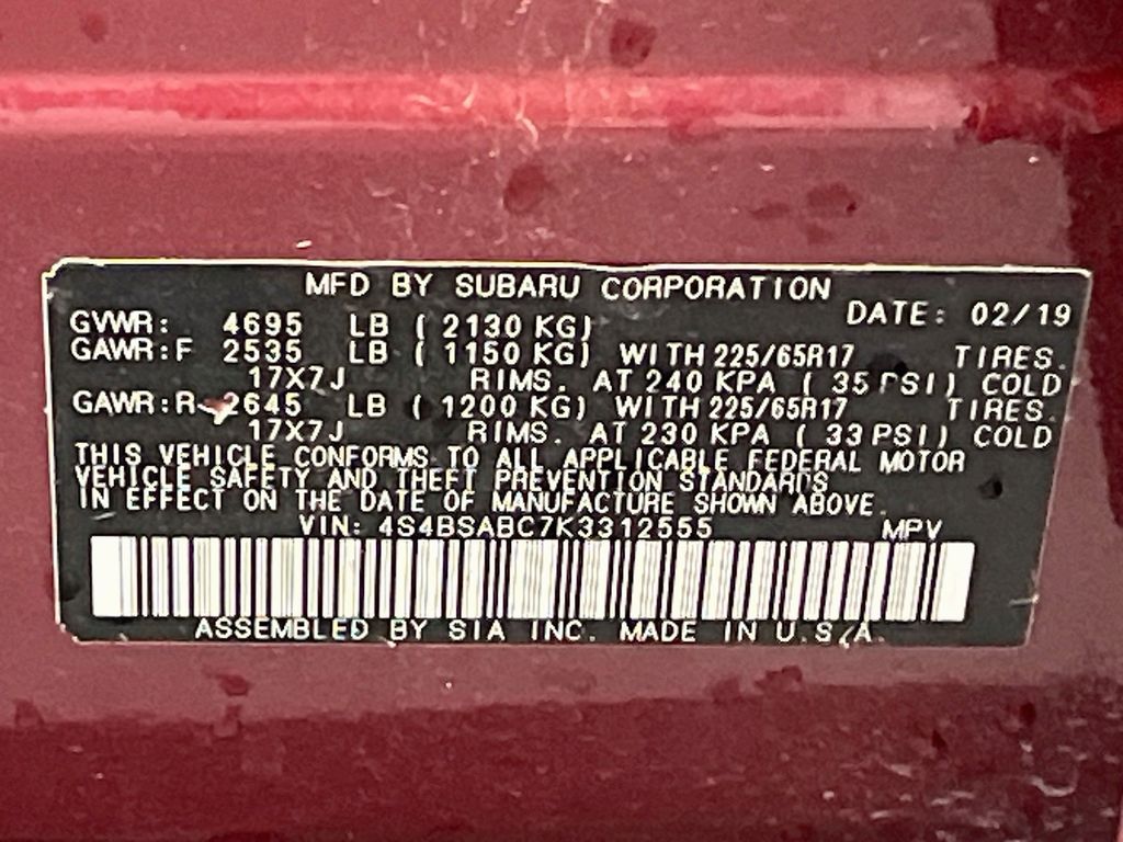 Used 2019 Crimson Red Pearl Subaru 2.5i image 30