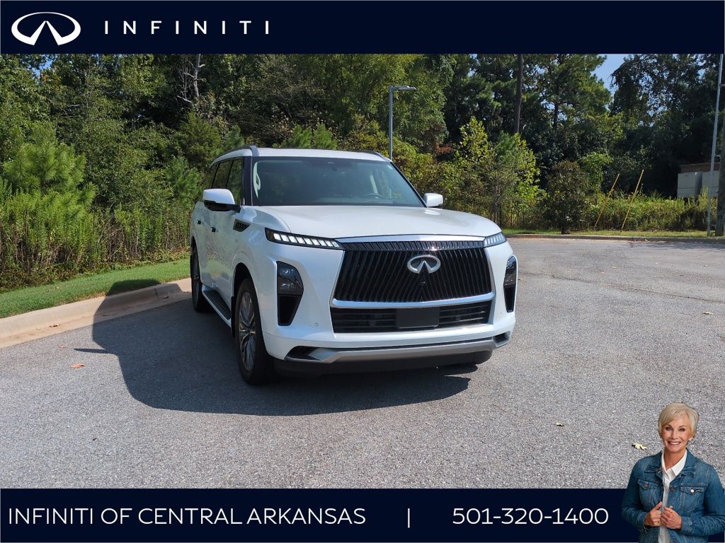 Radiant White 2026 INFINITI QX80 SUV / Crossover Rear-Wheel Drive 9-Speed Automatic