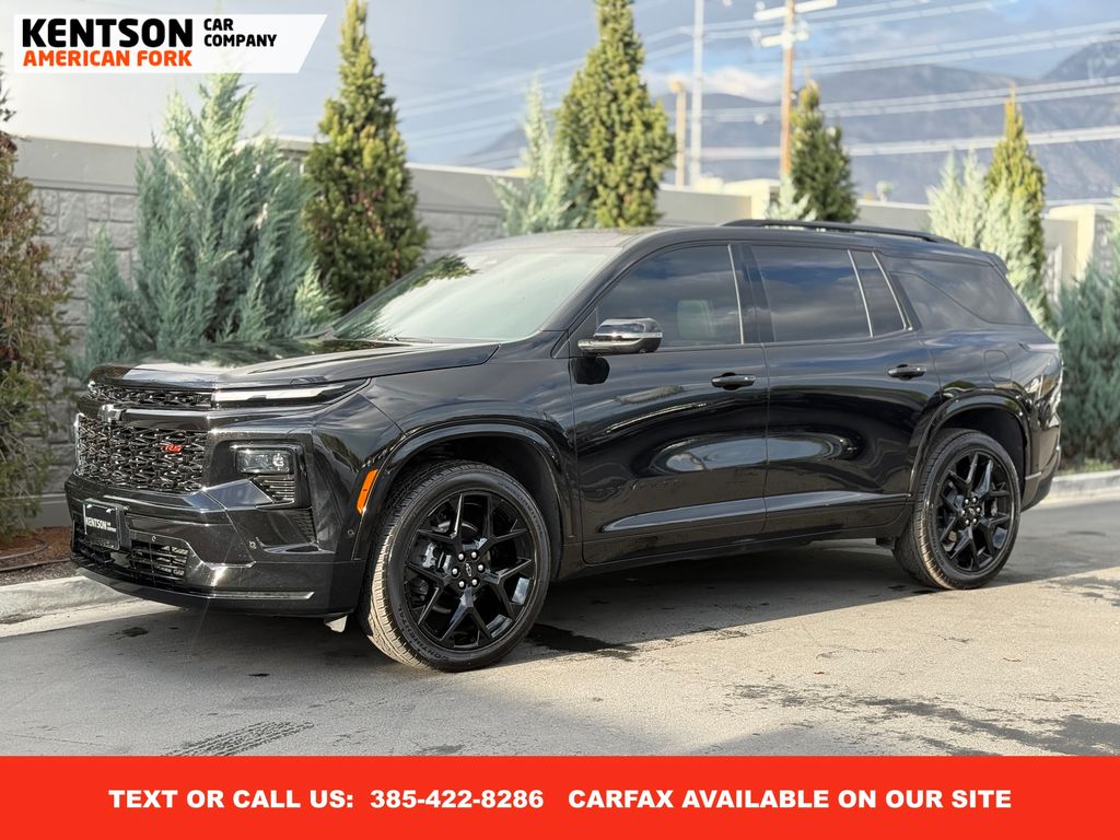 Mosaic Black Metallic 2025 Chevrolet Traverse RS AWD SUV / Crossover Four-Wheel Drive 8-Speed Automatic