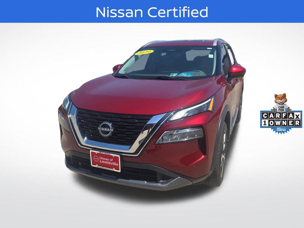 Red (Scarlet Ember Tintcoat) 2023 Nissan Rogue SL FWD SUV / Crossover Front-Wheel Drive Continuously Variable Transmission