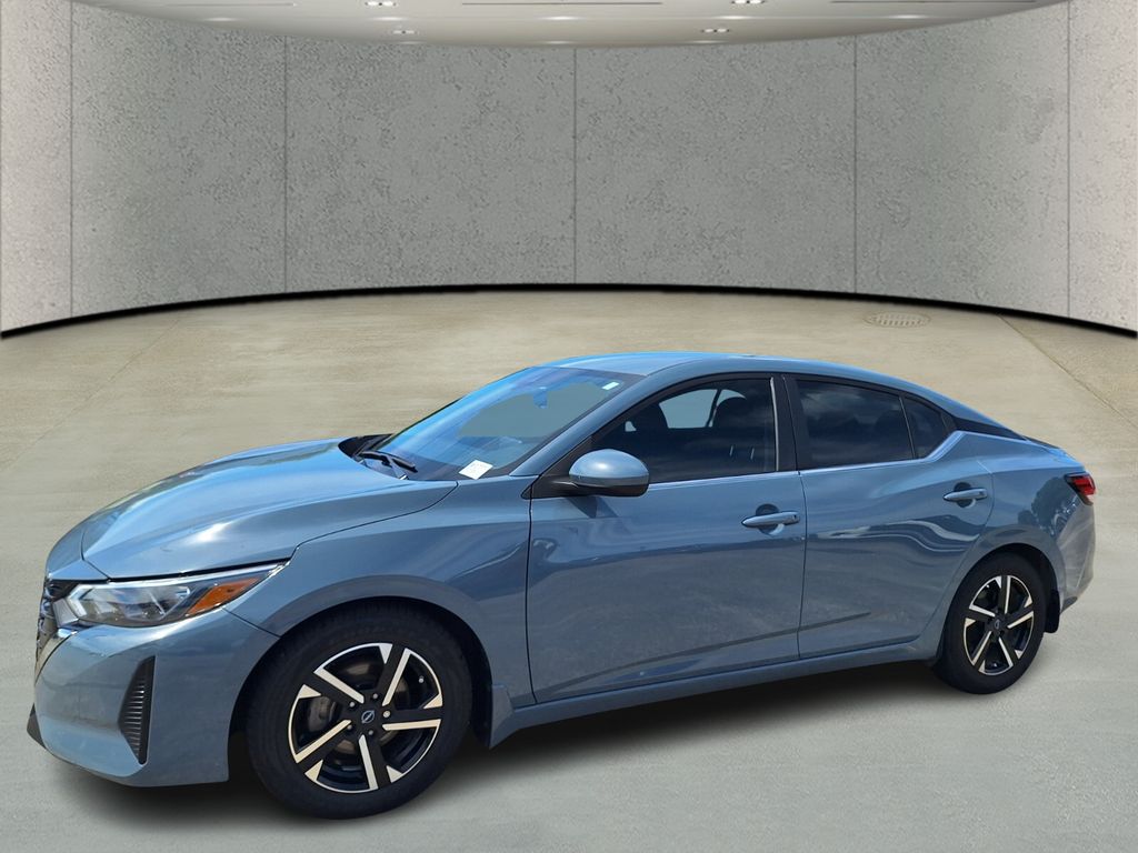 Atlantic Gray Metallic 2024 Nissan Sentra SV FWD Sedan Front-Wheel Drive Continuously Variable Transmission