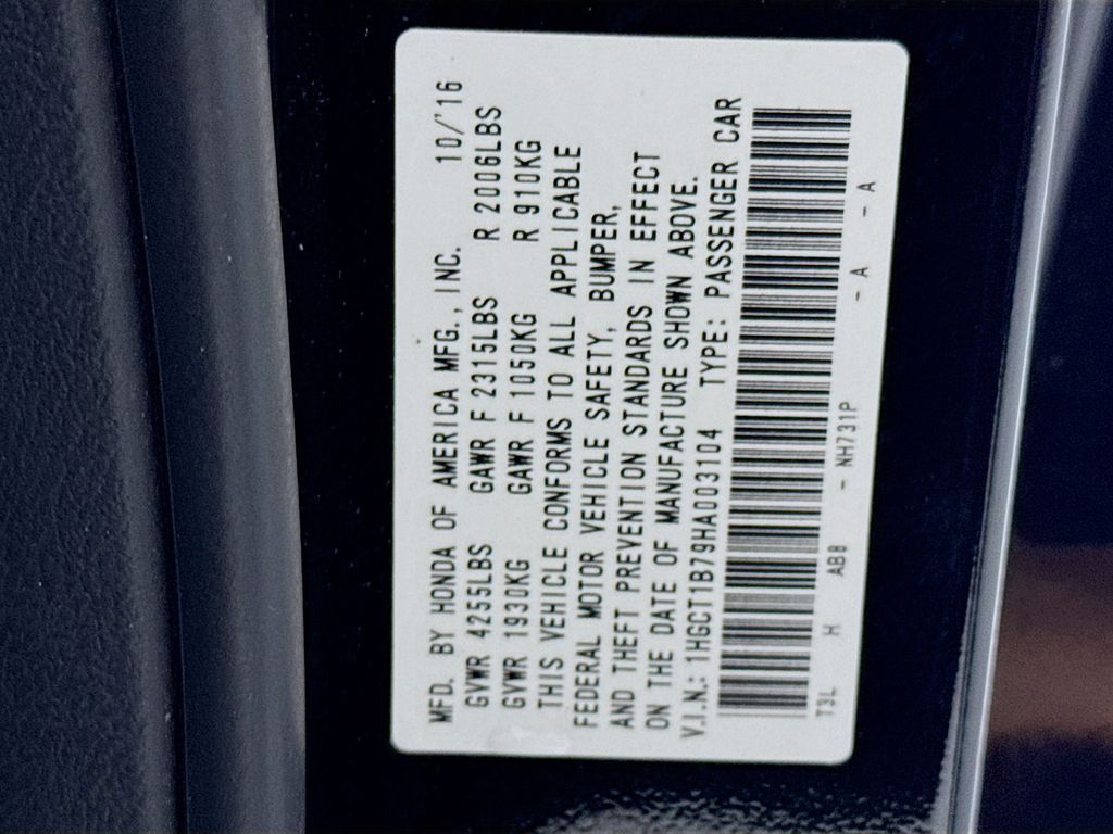 Used Car 2017 Honda Accord  Ex For Sale Under $20,000 In Austin, Texas