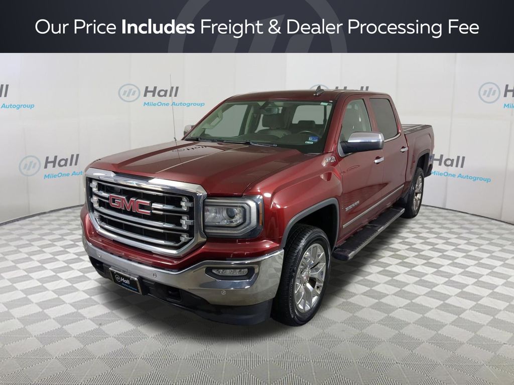 Crimson Red Tintcoat 2016 GMC Sierra 1500 Pickup Truck Four-Wheel Drive 6-Speed Automatic Overdrive