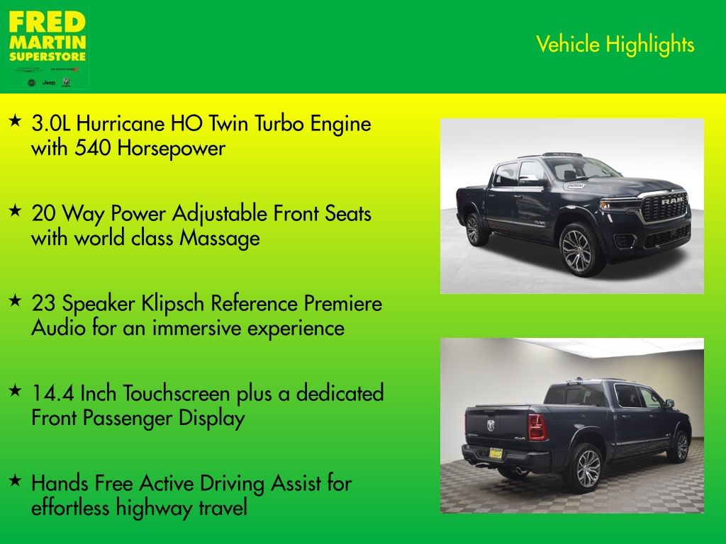 new 2026 Ram 1500 car, priced at $93,175