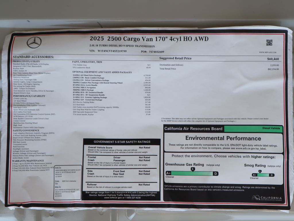 2025 Mercedes-Benz Sprinter 2500 9