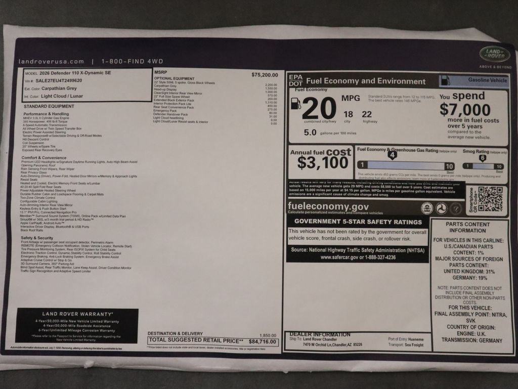 Thumbnail: 2026 Land Rover Defender - 9