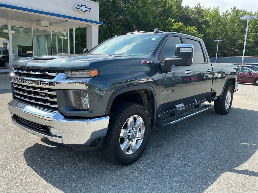 Northsky Blue Metallic 2020 Chevrolet Silverado 3500HD LTZ Crew Cab 4WD Pickup Truck Four-Wheel Drive Automatic