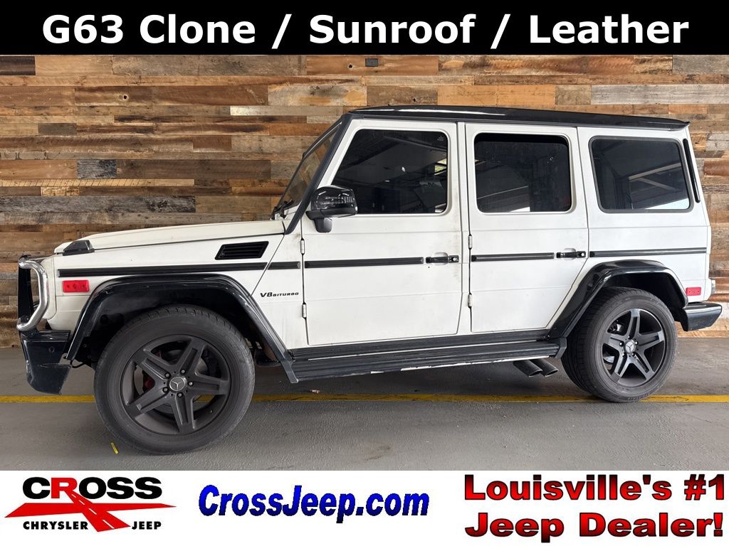 Alabaster White 2003 Mercedes-Benz G-Class G 500 4MATIC SUV / Crossover All-Wheel Drive 5-Speed Automatic Overdrive