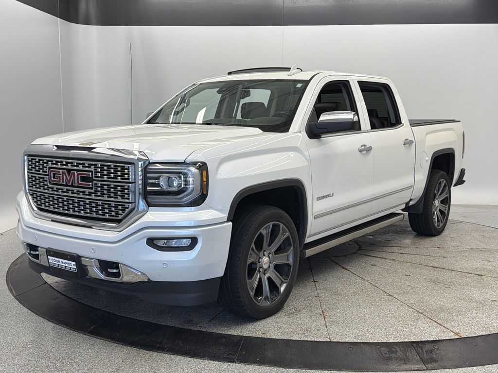 White Frost Tricoat 2017 GMC Sierra 1500 Pickup Truck Four-Wheel Drive 8-Speed Automatic Overdrive