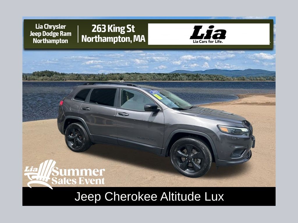 Gray (Granite Crystal Metallic Clearcoat) 2023 Jeep Cherokee Altitude 4WD SUV / Crossover 9-Speed Automatic