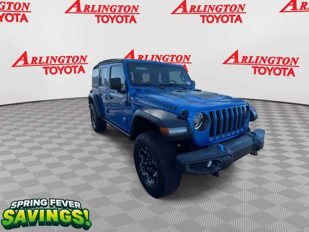 Used 2023 Jeep Wrangler 4xe Rubicon 4XE with VIN 1C4JJXR64PW557096 for sale in Jacksonville, FL