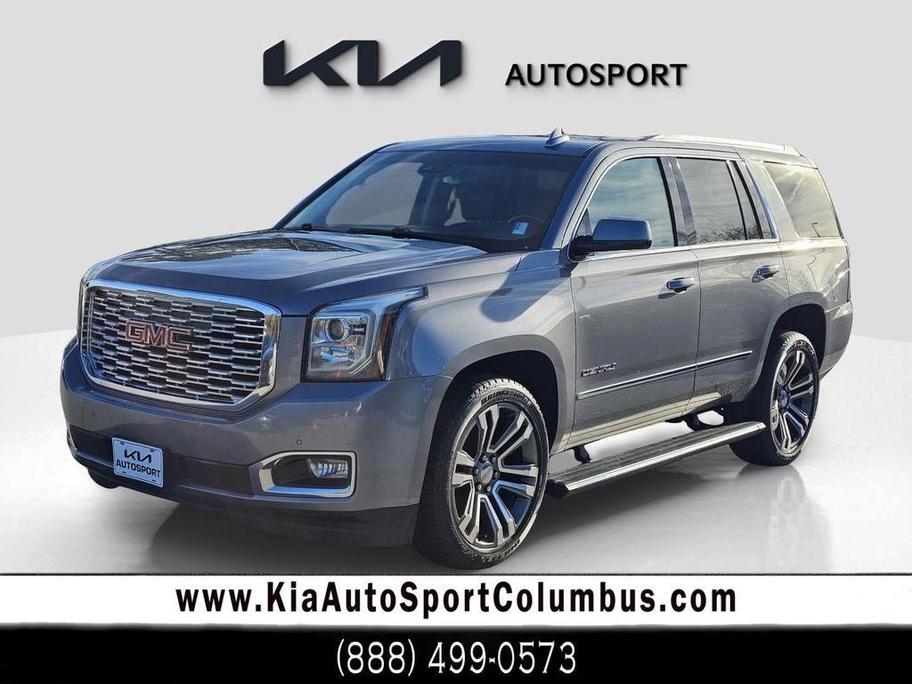 Gray (Satin Steel Metallic) 2020 GMC Yukon Denali 4WD SUV / Crossover Four-Wheel Drive