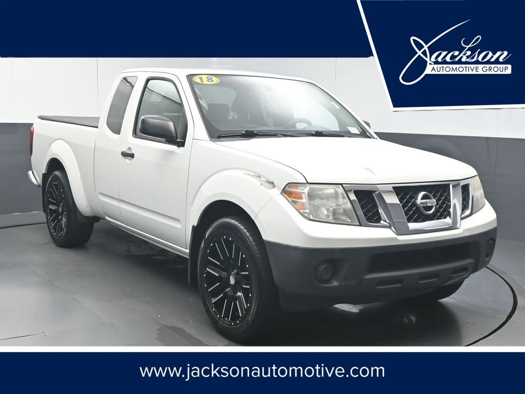 Glacier White 2018 Nissan Frontier Pickup Truck 4X2 5-Speed Automatic Overdrive