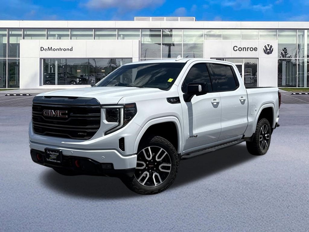 2024 GMC Sierra 1500 AT4 White at DeMontrond Gulf Freeway