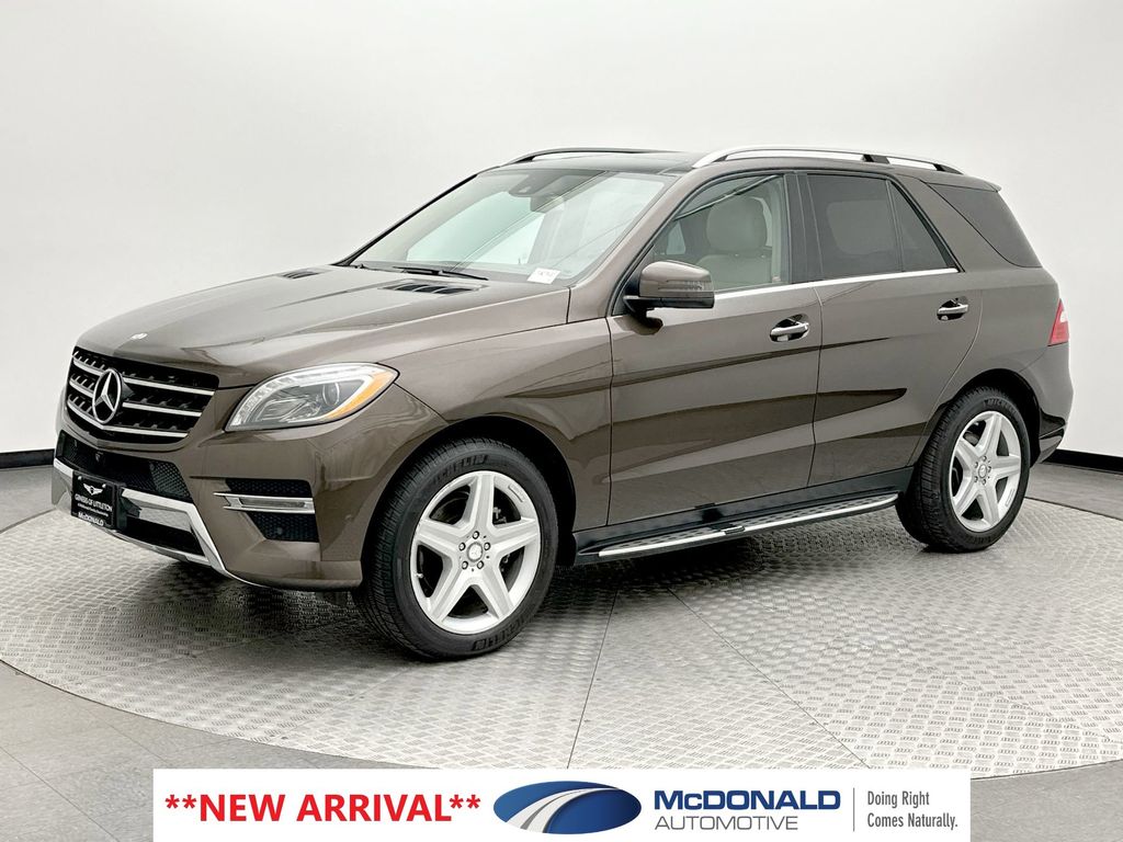 Dakota Brown Metallic 2014 Mercedes-Benz M-Class ML 350 4MATIC SUV / Crossover All-Wheel Drive 7-Speed Automatic