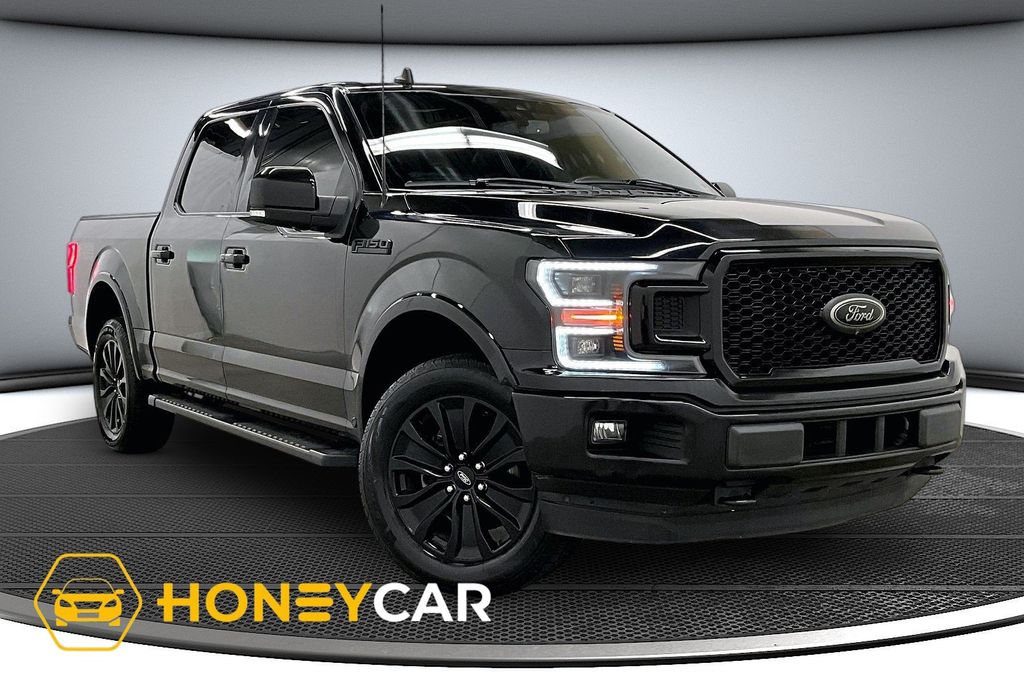 Black 2020 Ford F-150 Pickup Truck Four-Wheel Drive Automatic