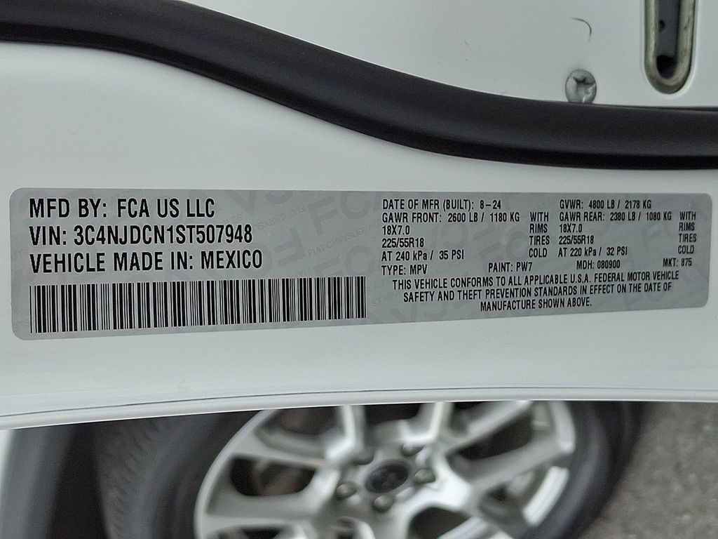 2025 Jeep Compass Limited White at Bob Ruth Ford