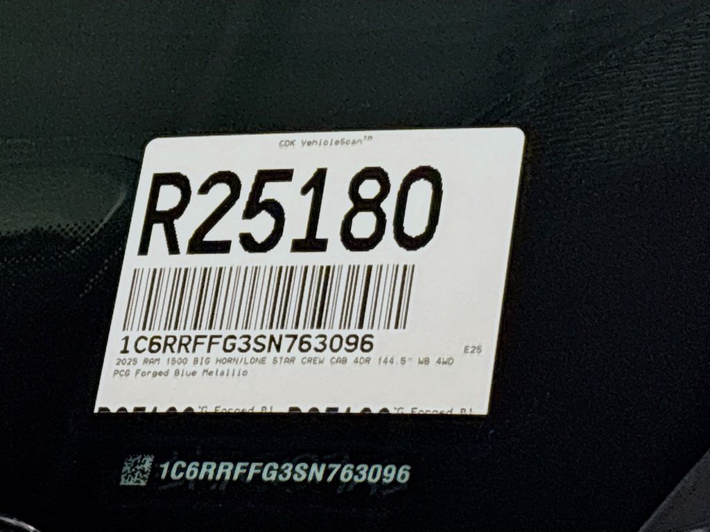 2025 Ram 1500 Big Horn/Lone Star