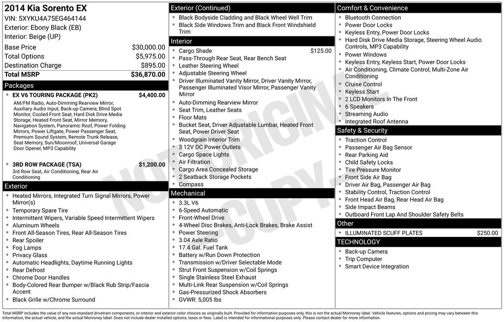 Used 2014 Black Kia EX image 11