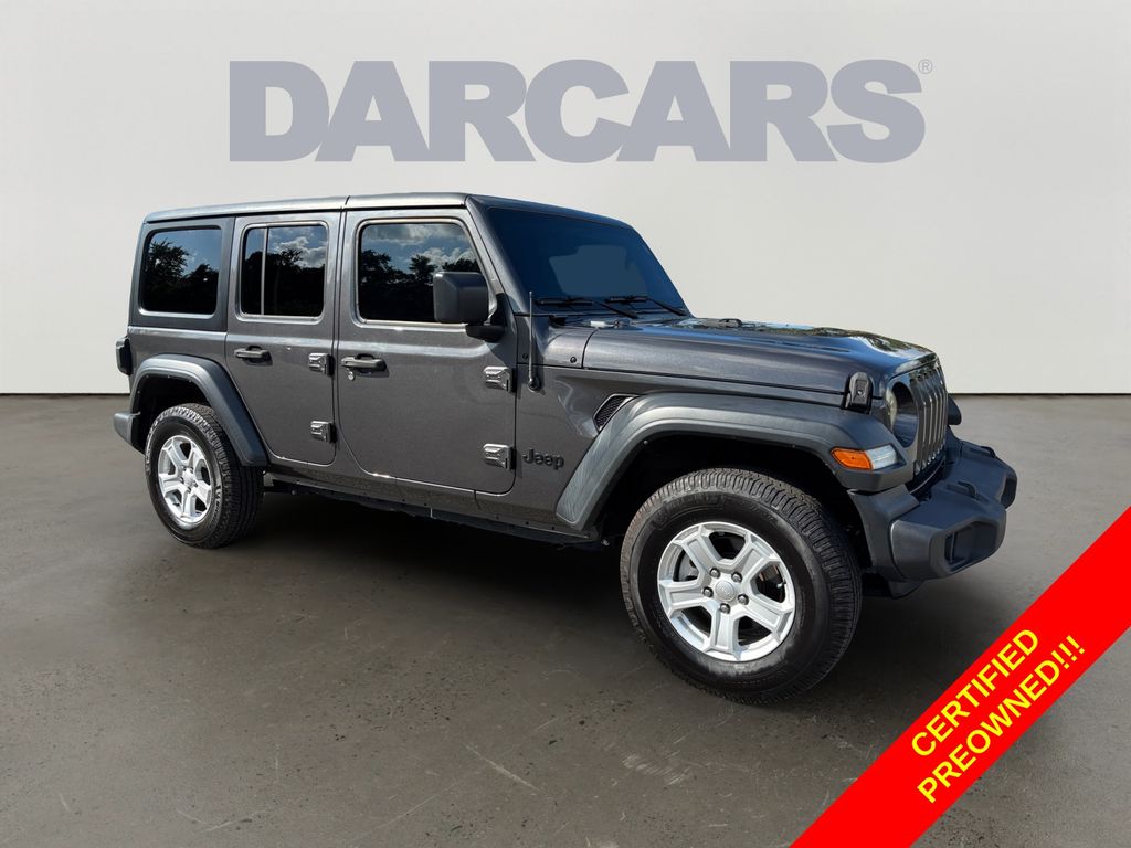 Gray (Granite Crystal Metallic Clearcoat) 2021 Jeep Wrangler SUV / Crossover Four-Wheel Drive 8-Speed Automatic
