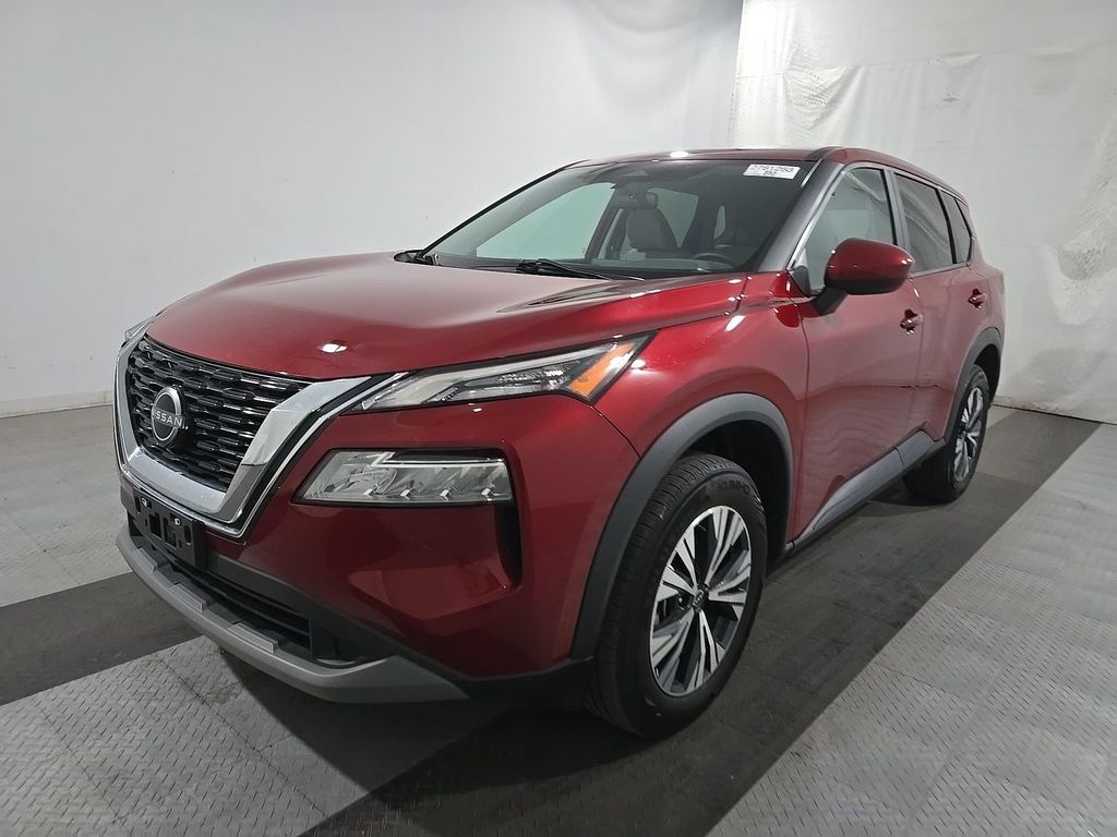 Red (Scarlet) 2023 Nissan Rogue SUV / Crossover All-Wheel Drive Continuously Variable Transmission